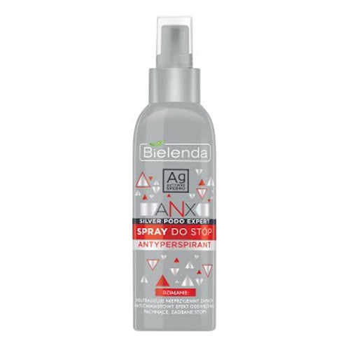 Bielenda Silver Podo Expert Refreshing Antiperspirant Spray For Feet 150ml Procosmeticsuk