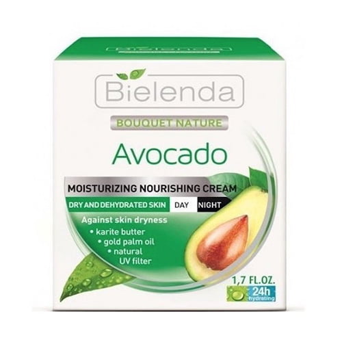 Bielenda Avocado Moisturising Nourishing Face Cream Dry Skin Day/Night